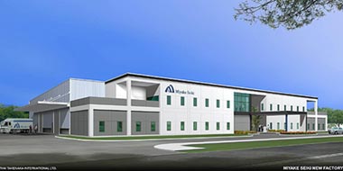 Conceptual drawing of the new Thai factory